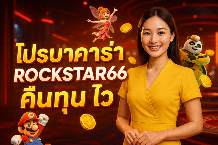 โปรบาคาร่า ROCKSTAR66 คืนทุนไว