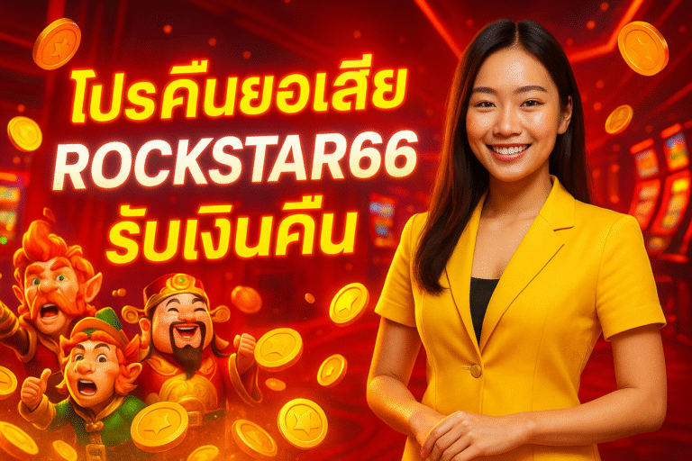 โปรคืนยอดเสีย ROCKSTAR66 รับเงินคืน