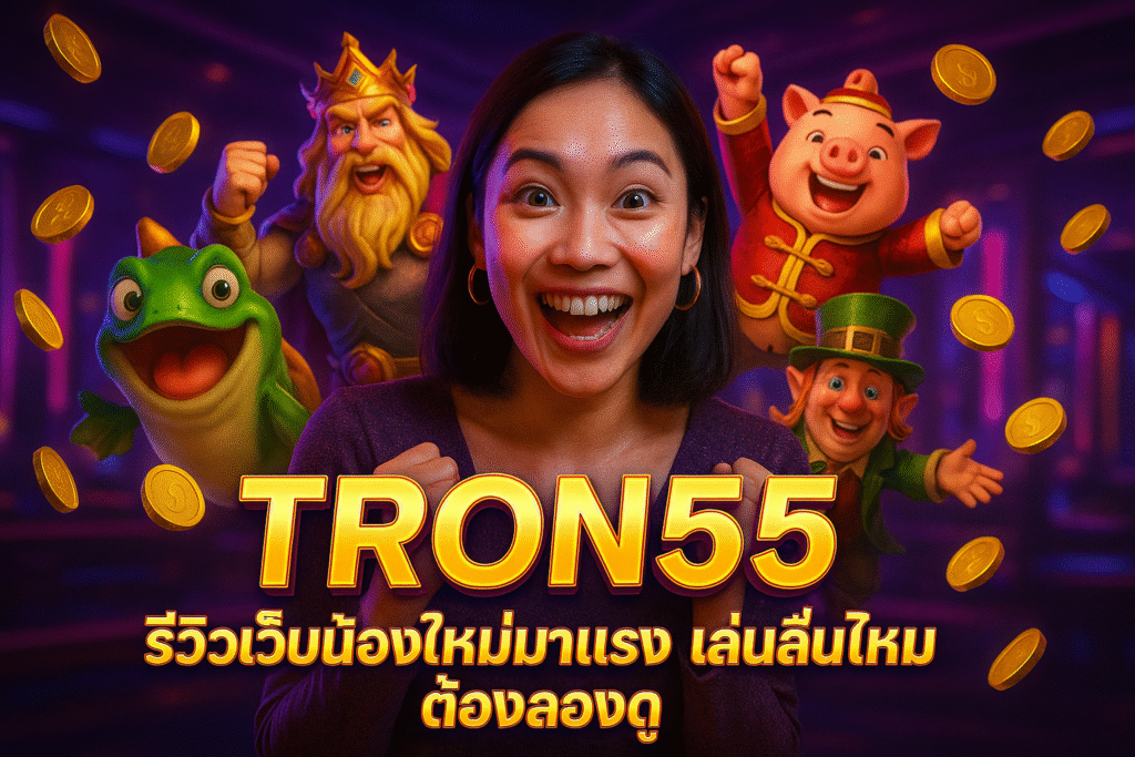 TRON55 เว็บรวมค่ายเกมครบทุกค่าย