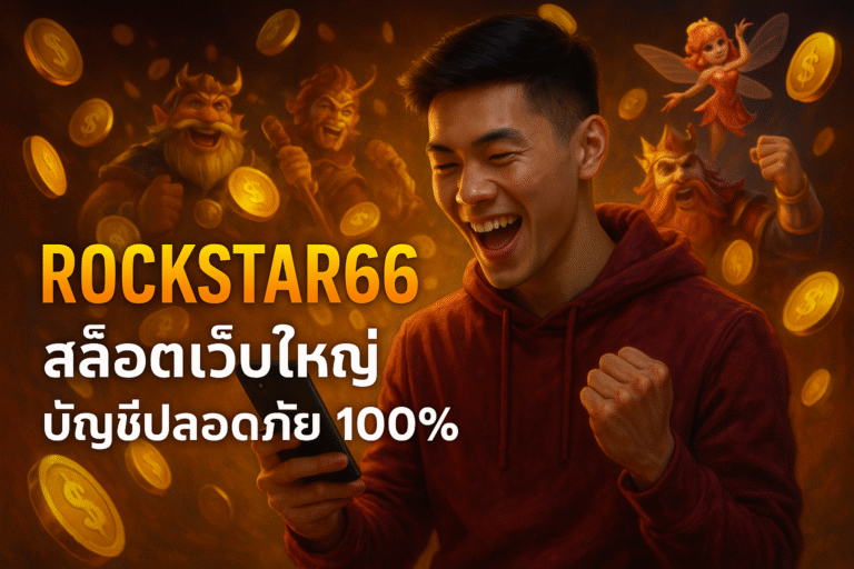 ROCKSTAR66 สล็อตเว็บใหญ่ บัญชีปลอดภัย 100%