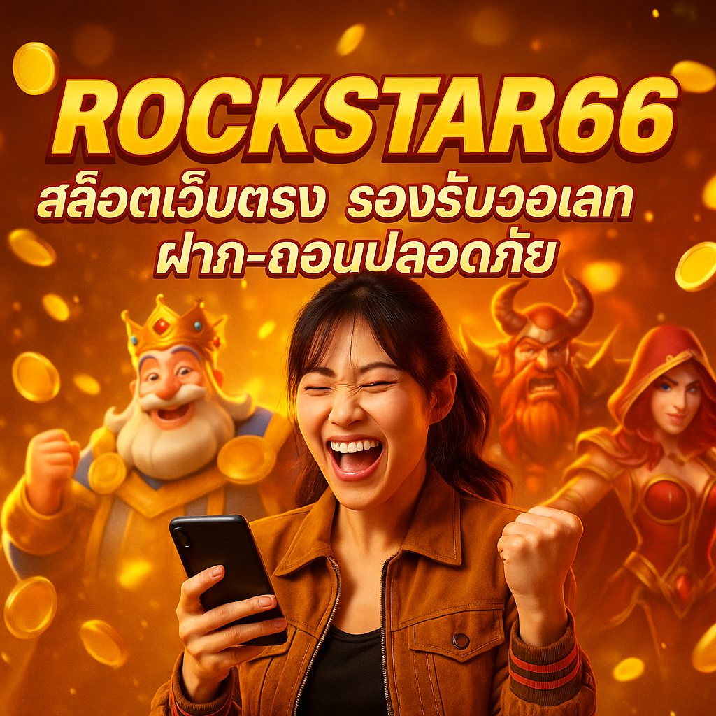 ROCKSTAR66 สล็อตเว็บตรง รองรับวอเลท ฝาก-ถอนปลอดภัย
