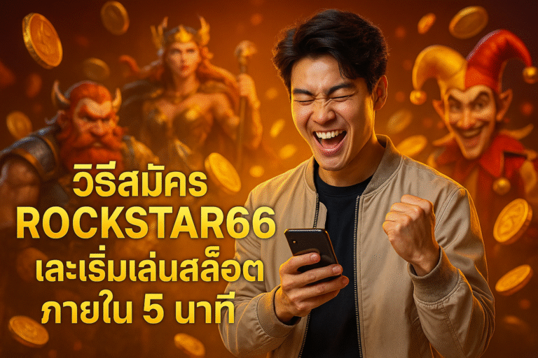 วิธีสมัคร ROCKSTAR66 และเริ่มเล่นสล็อตภายใน 5 นาที